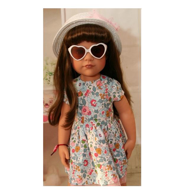 Кукла - Ханна, летний наряд с очками, 50 см  