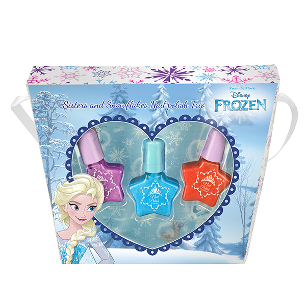 Набор детской декоративной косметики для ногтей Эльза из серии Frozen Набор детской декоративной косметики для ногтей Эльза из серии FrozenЮная модница, салон красоты<br>Набор детской декоративной косметики для ногтей Эльза из серии Frozen<br>