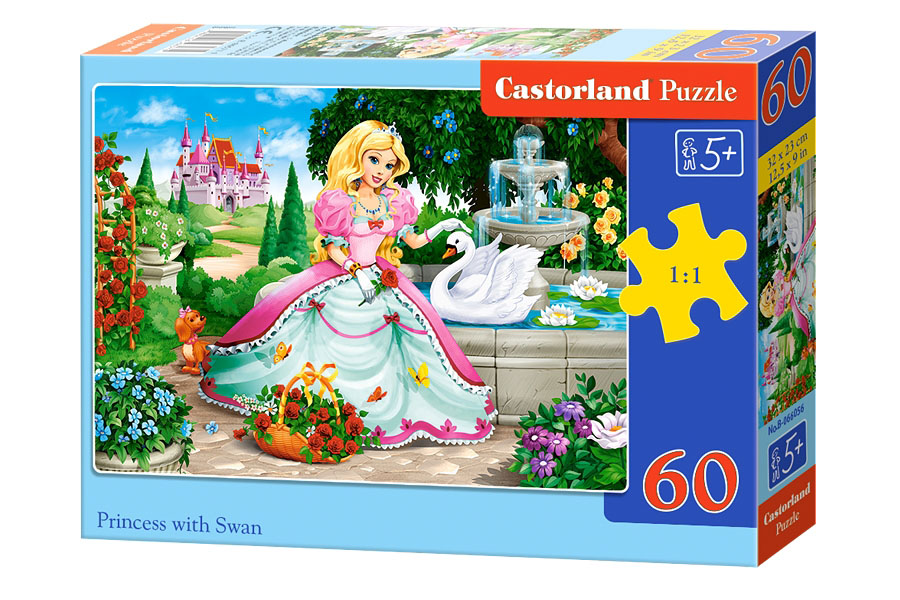Пазлы Castorland – Принцесса и лебедь, 60 элементов  