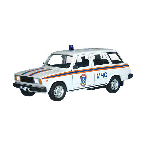 Машинка металлическая Лада 2104 МЧС, 1:34/39 ) Машинка металлическая Лада 2104 МЧС, 1:34/39 )LADA<br>Машинка металлическая Лада 2104 МЧС, 1:34/39 )<br>