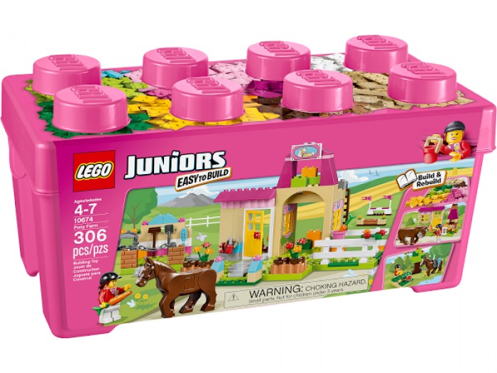 Lego Juniors. Лего Джуниорс. Пони на ферме