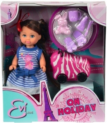 Кукла Еви с чемоданом  