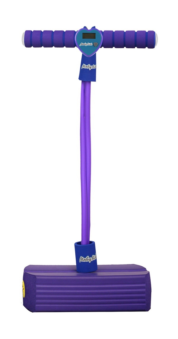 Тренажер для прыжков со счетчиком, светом и звуком MobyJumper, фиолетовый  