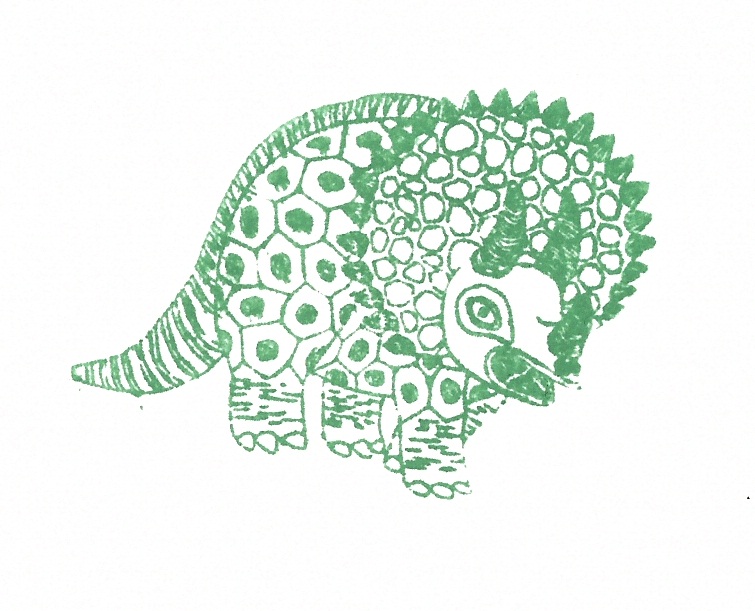 Набор штампов - Динозавры  