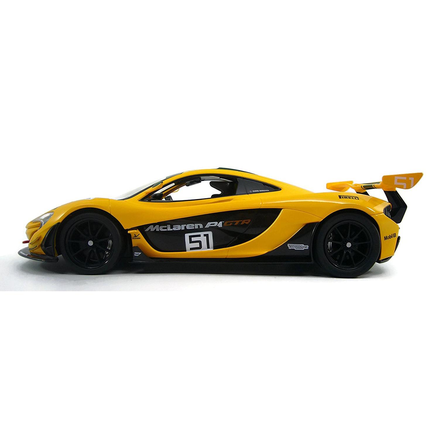 Машина р/у 1:14 - McLaren P1 GTR, цвет желтый, 27MHZ  