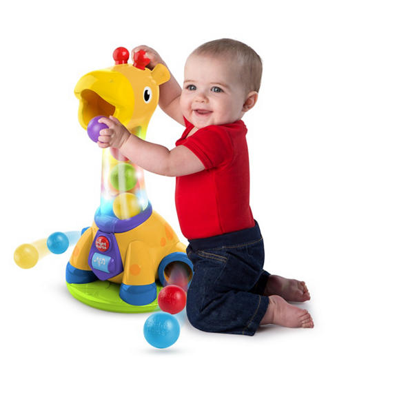 Развивающая игрушка - Веселый жирафик, свет и звук  