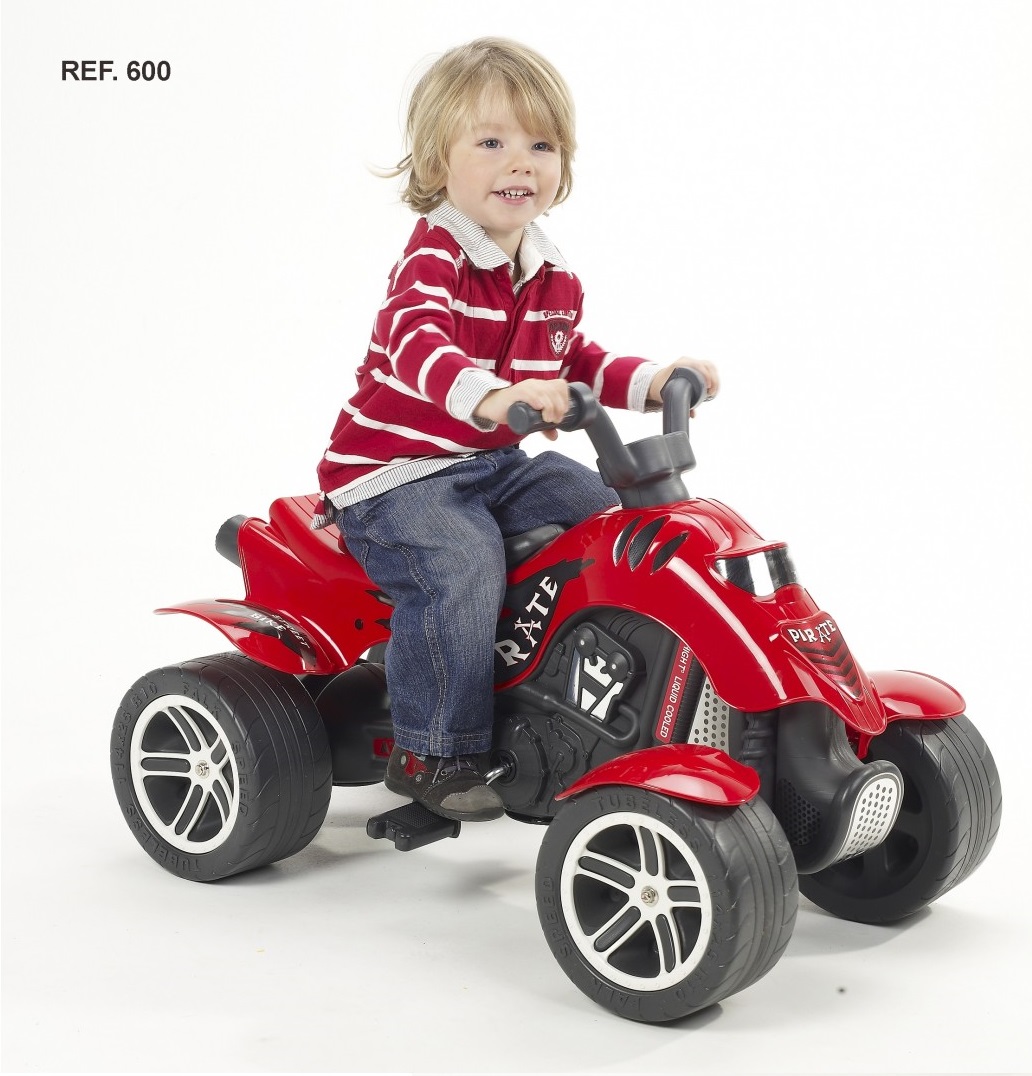 Педальная машина - Квадроцикл Pirate, красный, 84 см  