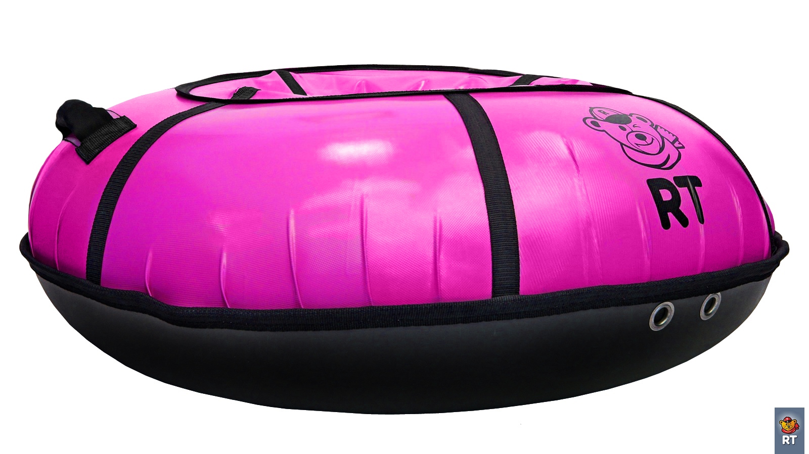 Тюбинг ™RT - с пластиковым дном, цвет розовый, диаметр 100 см  