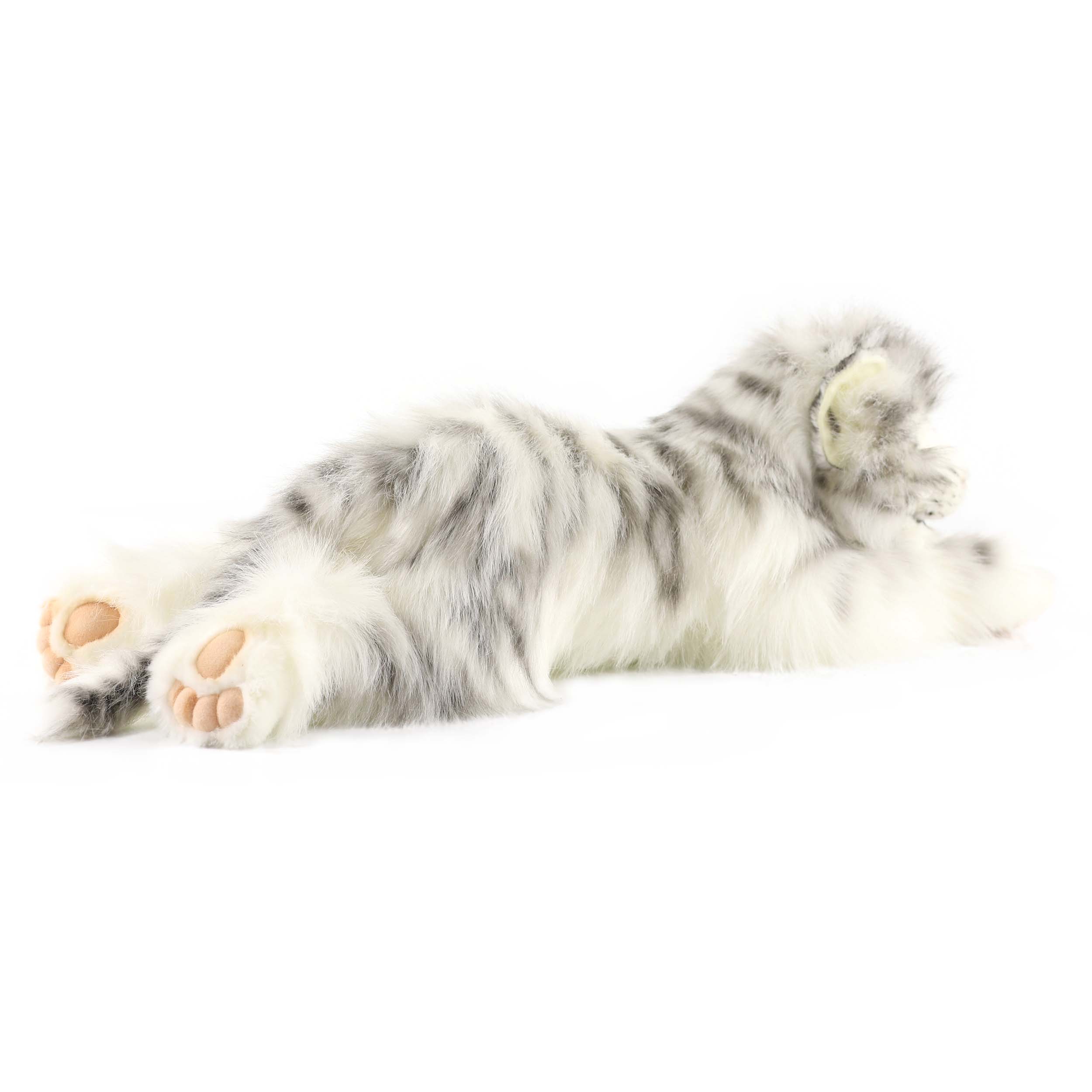 Мягкая игрушка - Детеныш белого тигра лежащий, 54 см  