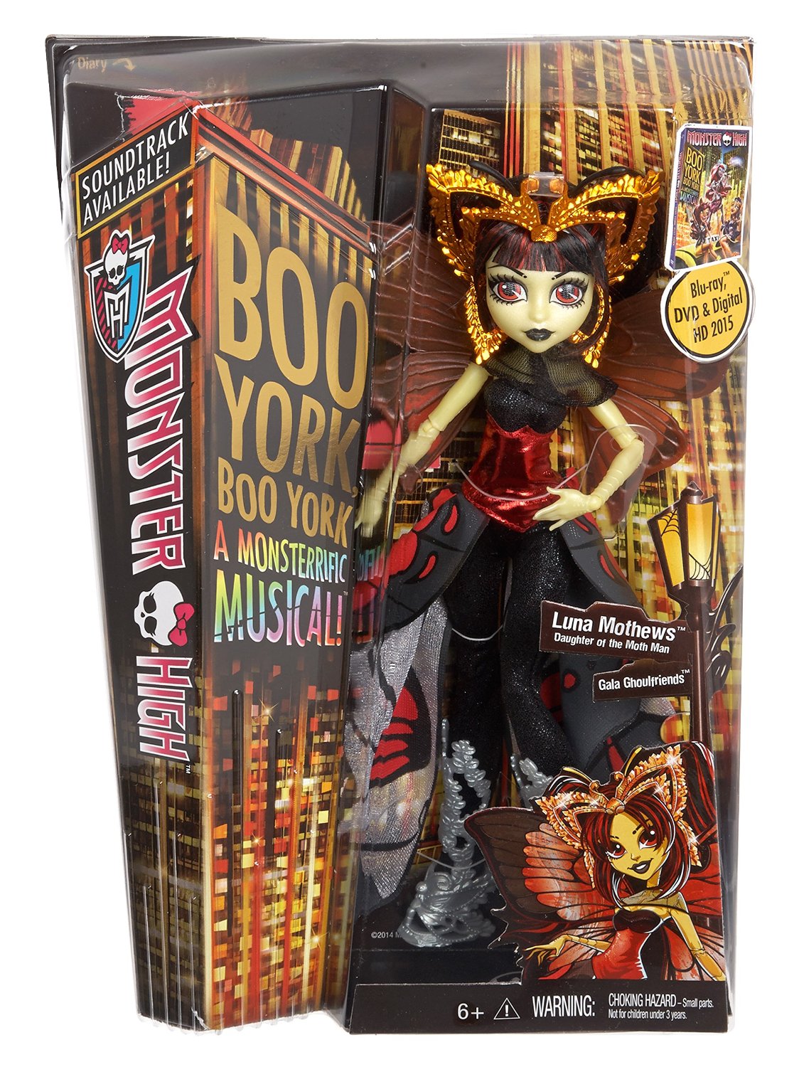 Кукла Monster High - Boo York, Boo York - Луна Мотьюс  