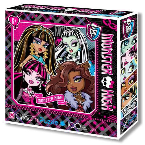 Пазл «Monster High» 100A. Пазл «Monster High» 100A.Куклы Ever After High и Monster High<br>Пазл «Monster High» 100A.<br>