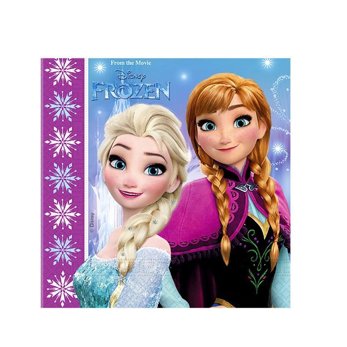 Салфетка Frozen - Северное сияние 33 см, 20 штук Салфетка Frozen - Северное сияние 33 см, 20 штукХолодное Сердце<br>Салфетка Frozen - Северное сияние 33 см, 20 штук<br>