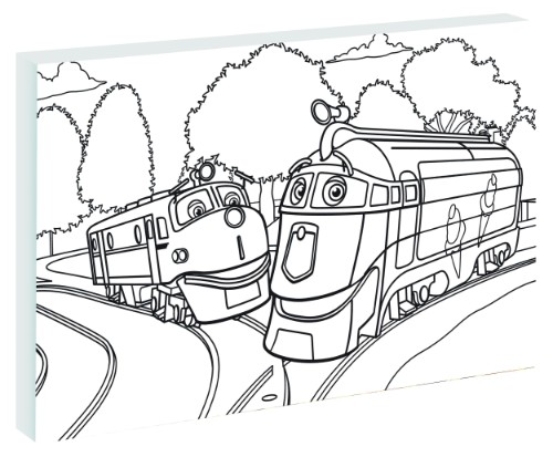 Роспись по холсту Chuggington «Чаггингтон» Роспись по холсту Chuggington «Чаггингтон»Роспись по холсту<br>Роспись по холсту Chuggington «Чаггингтон»<br>