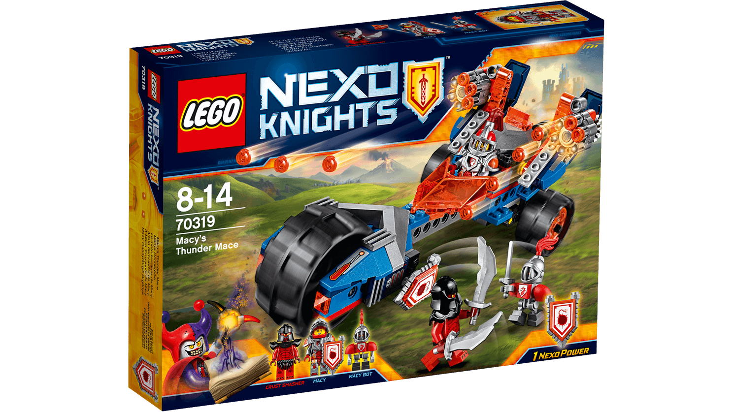 Lego Nexo Knights. Молниеносная машина Мэйси  