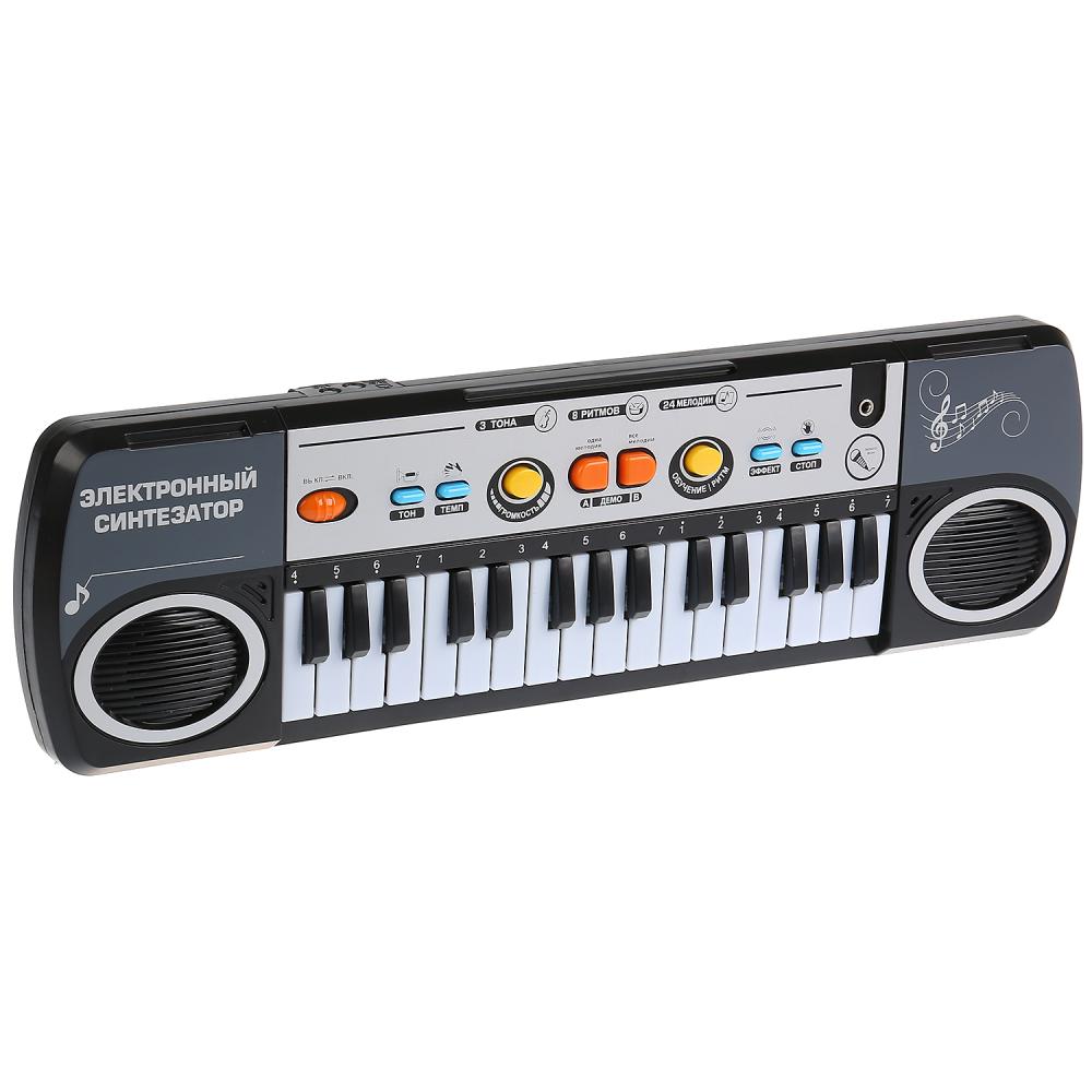 Музыкальный инструмент - Электронный синтезатор, 31 клавиша, микрофон  