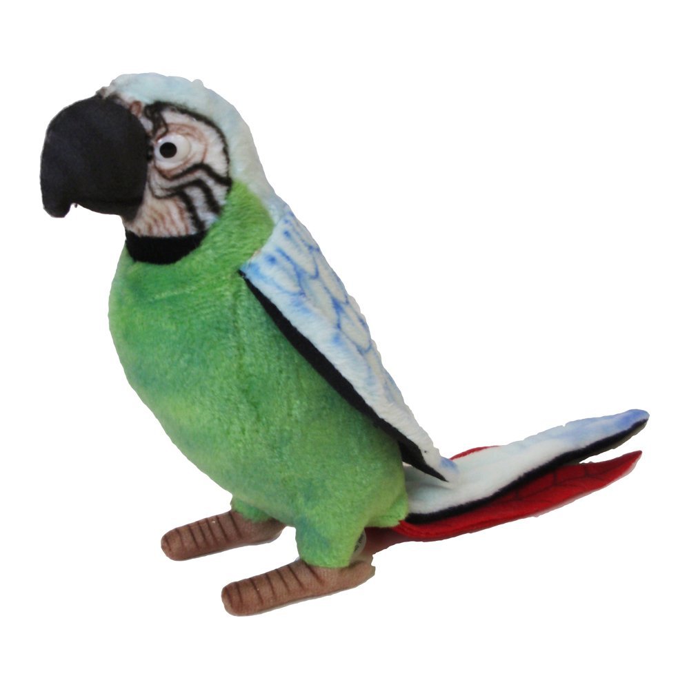 Мягкая игрушка – Зеленый попугай, 37 см  
