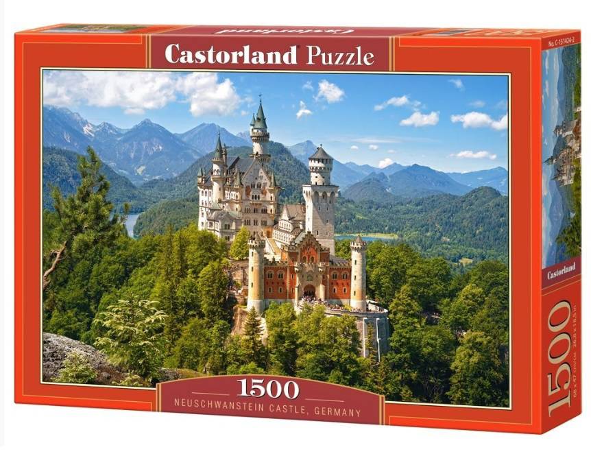 Пазл Castorland 1500 деталей, Нойшванштайн Пазл Castorland 1500 деталей, НойшванштайнПазлы<br>Пазл Castorland 1500 деталей, Нойшванштайн<br>