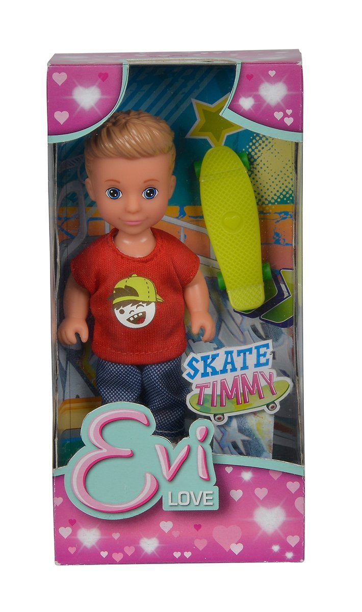 Кукла Тимми - скейтбордист, 12 см  
