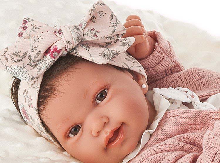 Кукла-младенец – Беатриц в розовом, 42 см  