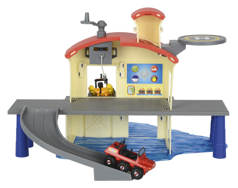 Морской гараж и лодка из серии «Пожарный Сэм»  