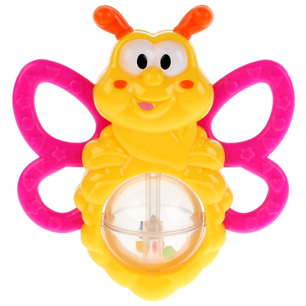 Развивающая игрушка погремушка Пчелка, разные цвета   