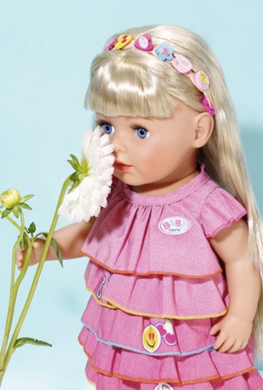 Набор для куклы Baby born – Платье, вешалка и ободок-украшение  