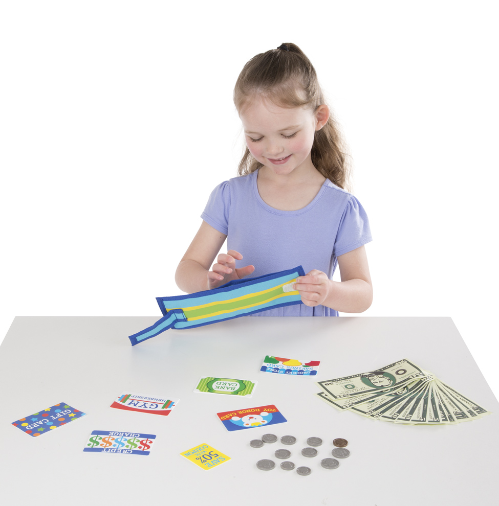 Игровой набор – Кошелек с монетами и карточками  