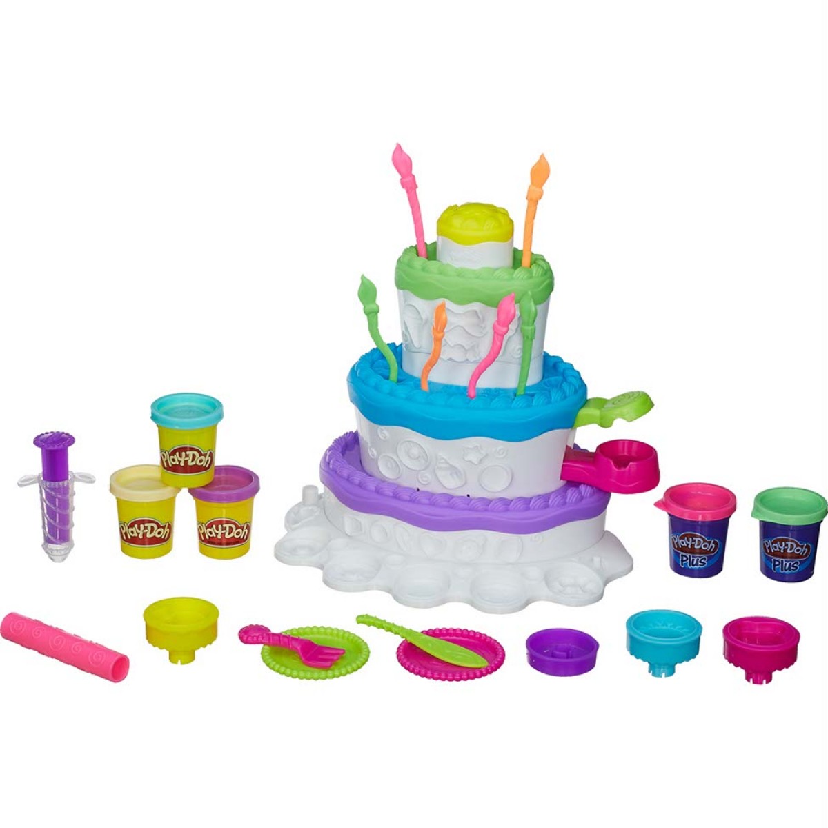 Праздничный торт Play-Doh Праздничный торт Play-DohПластилин Play-Doh<br>Праздничный торт Play-Doh<br>