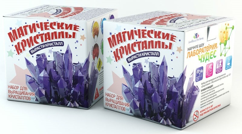 Малый набор для экспериментов - Магические кристаллы. Малый набор для экспериментов - Магические кристаллы.Кристаллы<br>Малый набор для экспериментов - Магические кристаллы.<br>