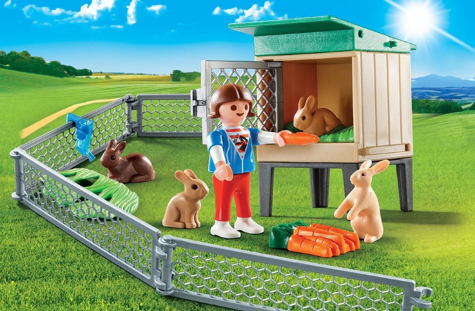 Игровой набор из серии - Возьми с собой: Домик кролика  