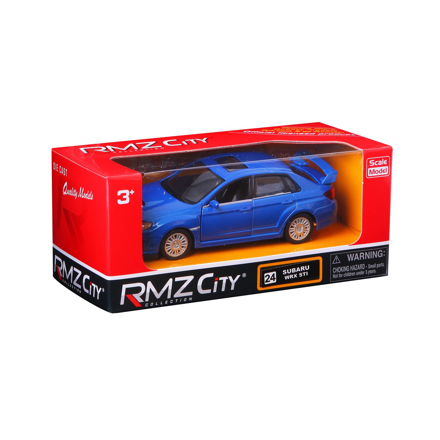Металлическая инерционная машина RMZ City - Subaru WRX STI, 1:32, 2 цвета  