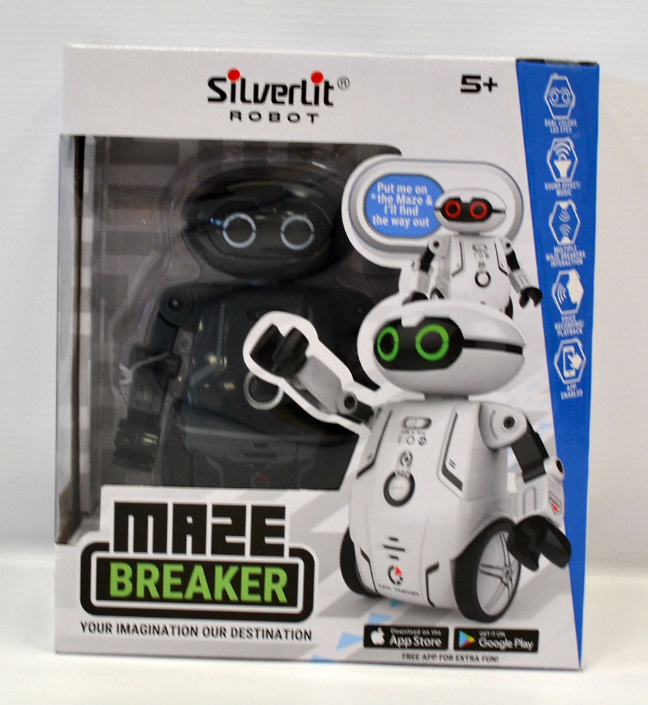 Робот интерактивный Silverlit Мэйз Брейкер, черный  