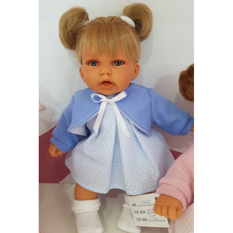 Интерактивная кукла - Дели в голубом, 27 см  