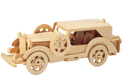 Модель деревянная сборная – Форд, 4 пластины  
