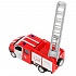 Фургон Газ - Газель Next пожарная, инерционный, открываются двери, красный, 15 см  - миниатюра №3