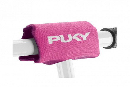 Защитная подушка на руль для беговелов и самокатов Puky LP 2 pink/розовая 
