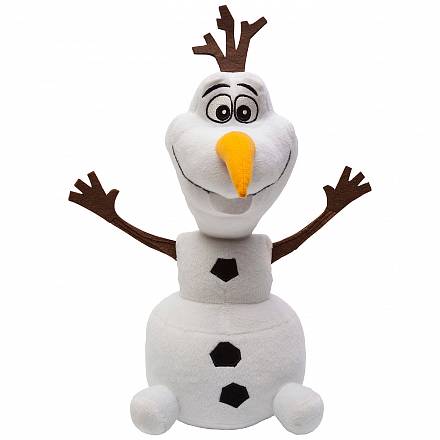 Мягкая игрушка - Снеговик Олаф, герой из м/ф "Холодное Сердце", звуковые эффекты 