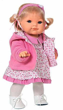 Кукла Эвита в розовом 38 см 