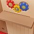 Детский игровой комплекс для дома и улицы: игровой домик, бизиборд, Red-Brown  - миниатюра №5