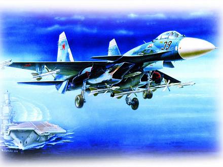 Сборная модель - Самолёт Су-33 Подарочный набор 