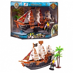 Корабль пиратский (Junfa Toys,  15991D) - миниатюра
