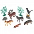 Набор из 6-и фигурок животных и птиц с аксессуарами  - миниатюра №1