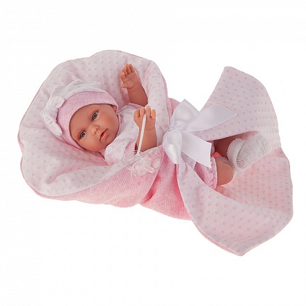 Кукла Айна в розовом, озвученная детский лепет, 29 см 