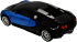 Робот на р/у, трансформирующийся в спортивный автомобиль, 30 см, синий  - миниатюра №5