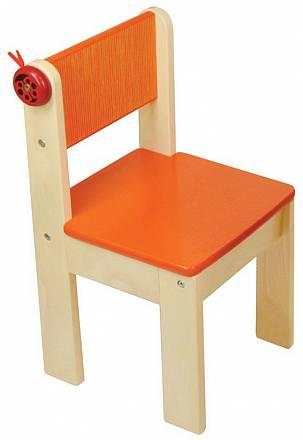 Деревянный стульчик I'm Toy, оранжевый 