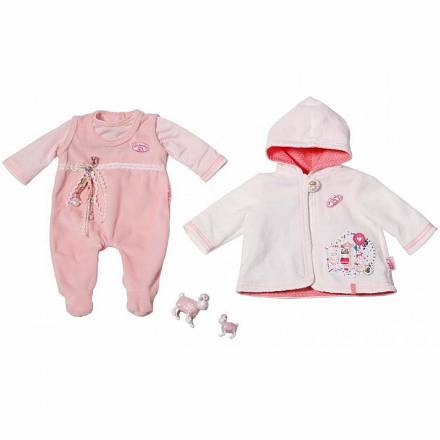 Одежда для Baby Annabell - Комбинезон и куртка с капюшоном 