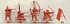 Набор из 44 неокрашенных солдатиков - Самураи-пехота XVI-XVII вв.  - миниатюра №8