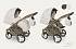 Детская коляска Camarelo Avenger Lux 2 в 1, бежево-коричневая  - миниатюра №1