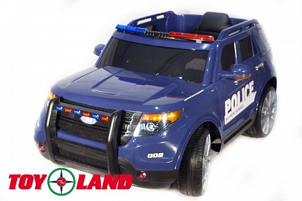 Электромобиль Ford Police ch9935, синего цвета 