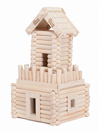 Деревянный конструктор – Башня 